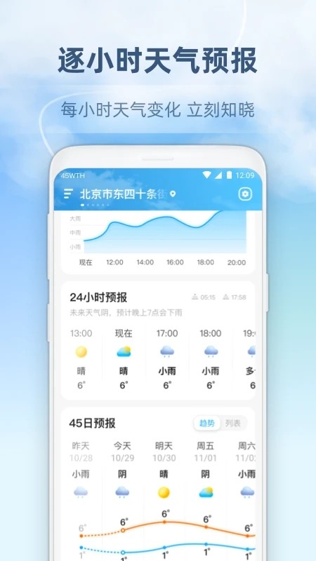 45日天气预报app