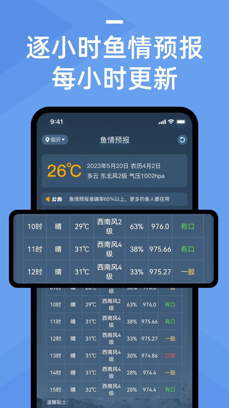 鱼情预报app