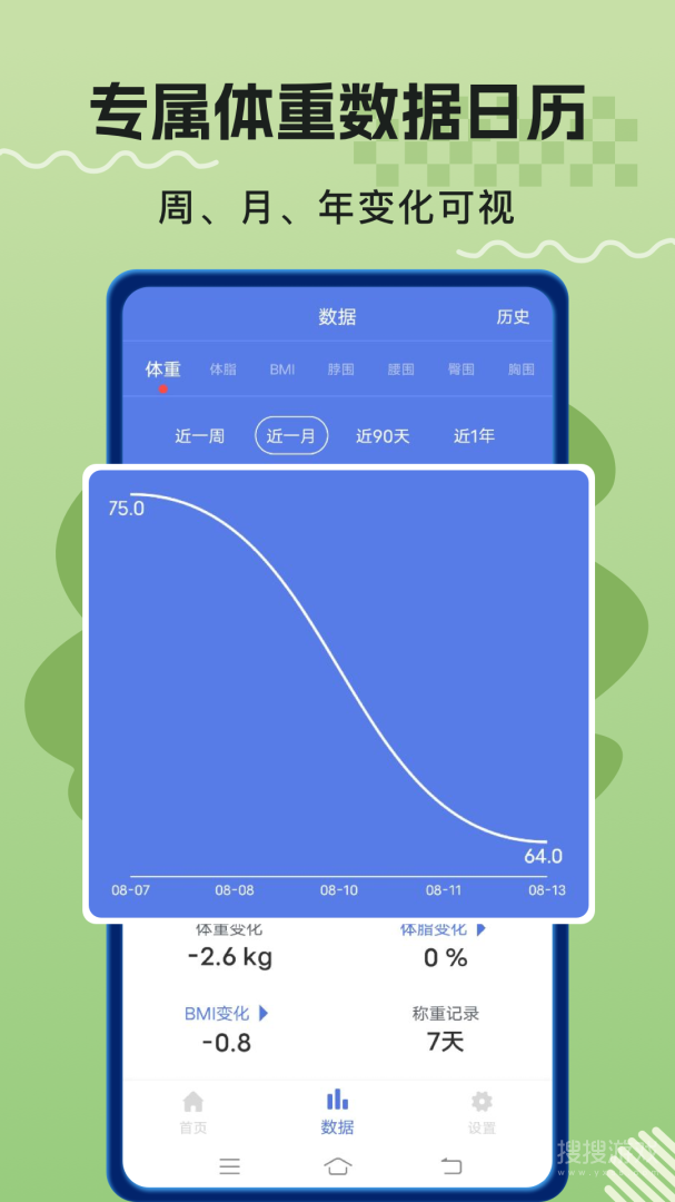 体重记录打卡app