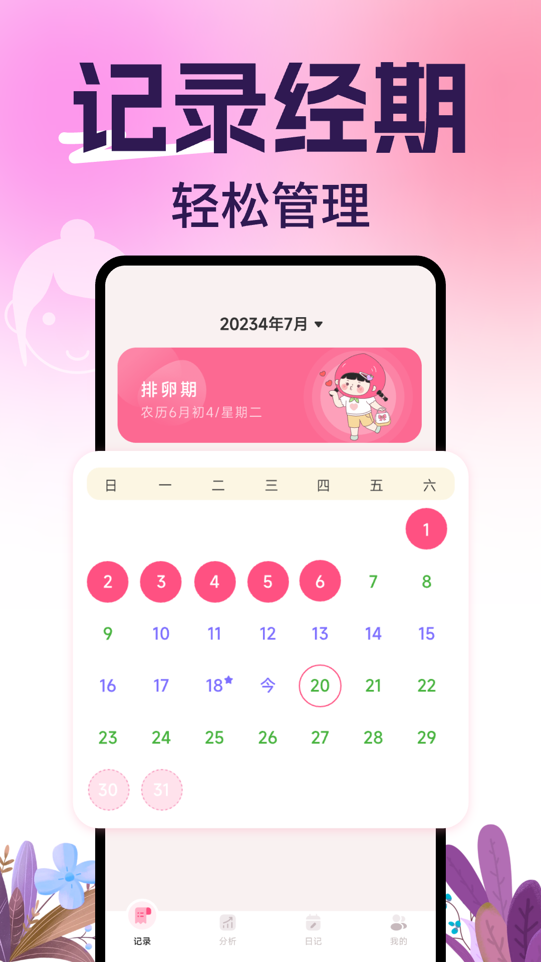 柚子姨妈记app