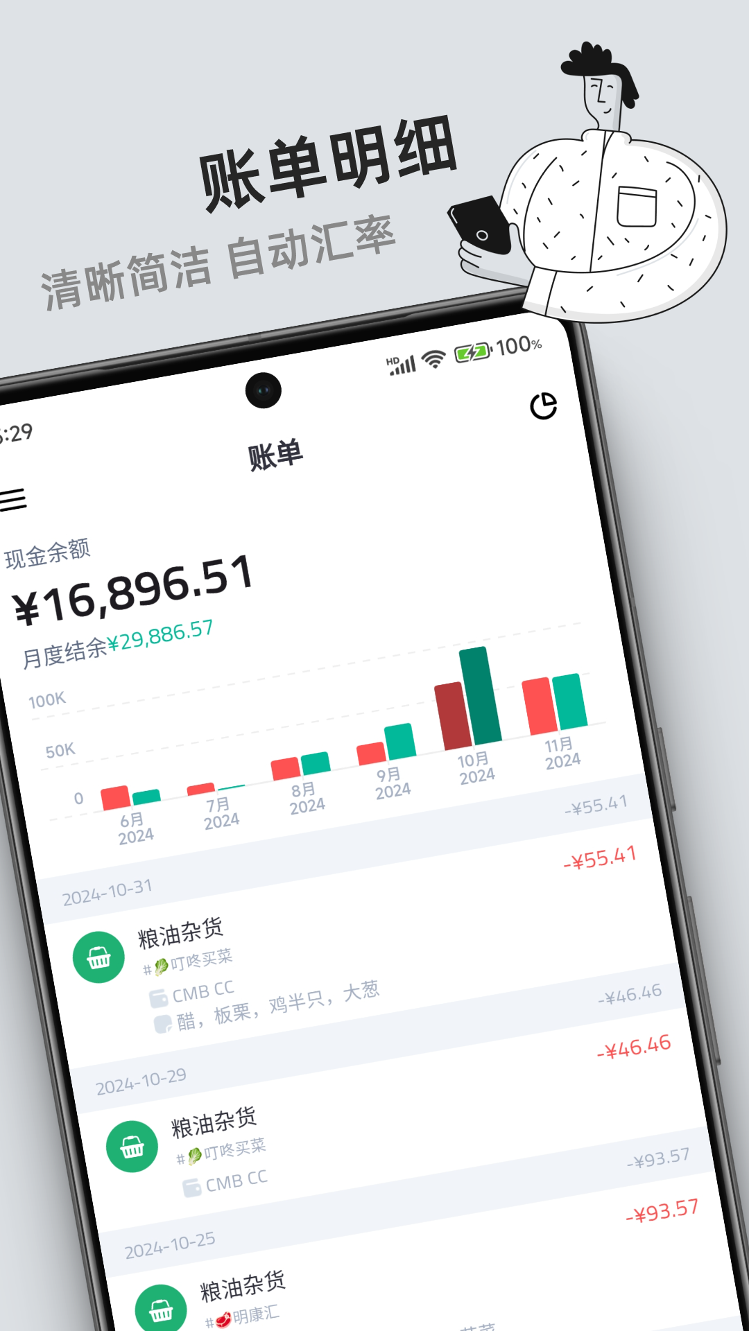 钱往记账app