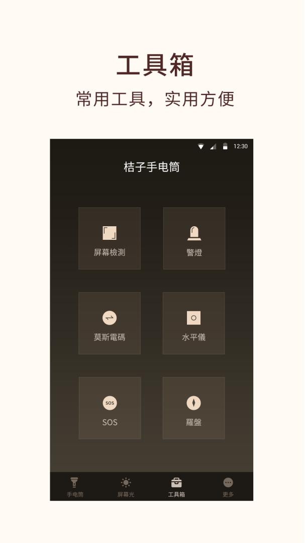 桔子手电筒最新app