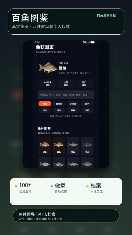 钓鱼渔获预报app